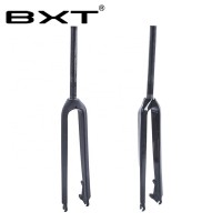 Bxt Full Carbon Mountain Forks 3K Matt/Glossy 29er Disc Brake Straight Rigid Quick Release Full Carbon Front Fork