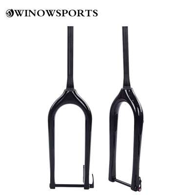 2020 bike fork 26er 150*15mm carbon fat bike fork 5.0" tyre seat post matching size 31.6mm Use for carbon snow fat bike fork