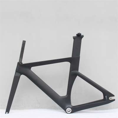 Aero carbon track frame Carbon 700C track bike bicycle frameset size 49/51/54cm fixed Rracing carbon fixed gear BSA track bike