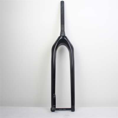 29er Carbon MTB Boost Fork Tapered 1-1/8" to 1-1/2" Disc Brake 110mm x 15mm Thru Axle Forks 29inch UD glossy/matte mountain bike