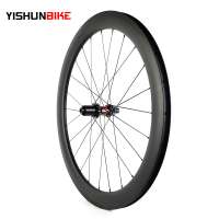 YISHUNBIKE special UD/3K/12K Twill finish  24/24h 240S hub T800 55mm tubeless road bike stiff racing 700c carbon disc wheel