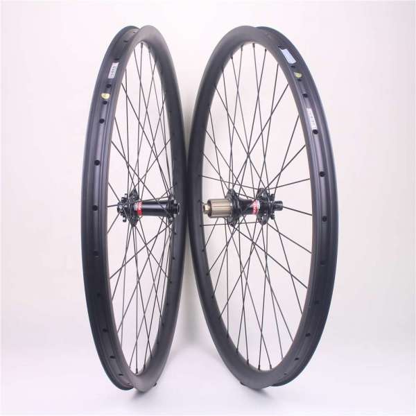 2019 Winowsports OEM factory carbon wheels 29er MTB wheelset 12x148mm XC 33mm Asymmetric handbuild novatec hub