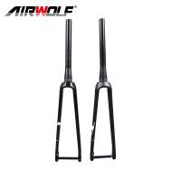 Disc brake 140mm carbon fork 700C tapered with thru axle 100*12mm carbon fork disc