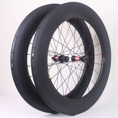 Winowsports chinese manufacturer carbon wheels 700c 88mm depth 25mm wide clincher tubeless tubular hand build carbon road wheels