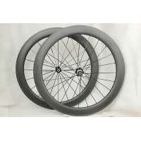 strong racing bike wheels 60mm clincher 700c road bicycle carbon wheel set