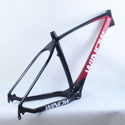 Carbon Fat Bike Frame With Fork 26er BSA Carbon MTB Snow Bike Frameset support 26x4.8 tires Mountain Snow Bicycle Frame