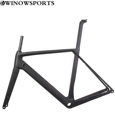 2020 700C XS/S/M/L/XL carbon road bike frame Thru Axle 100*12/142*12mm disc bike frame carbon road disc bicycle frame