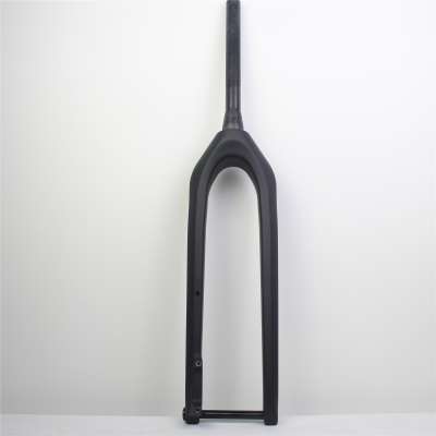 29er 110*15mm Boost Carbon MTB Fork 29er Mountain Bike Carbon Rigid Fork 1-1/2" Tapered 160mm Rotor Max Tire 2.8