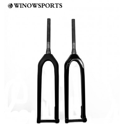 2020 NEW 29er Classic UD gloss and matte black carbon mtb fork 110x15mm headtube 1-1/8" to 1/12" carbon cframe fork