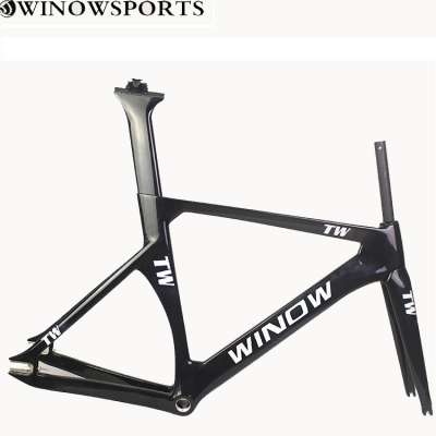 2021 winowsports carbon track bike frame 48cm/51cm/54cm/57cm 1-1/8  to 1-1/2  9x100mm 9x120mm fixed gear bike frame