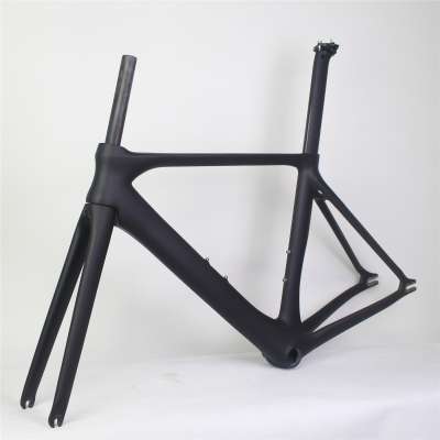 Carbon Track bike Frame High quality Carbon Fiber Frameset carbon fixed bike frame aero bicycle frame rear tail hook Bike parts