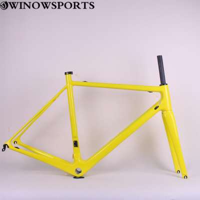 2021 super light carbon racing bike frame UD BSA Black or others customized color carbon road bike frame bicycle frame