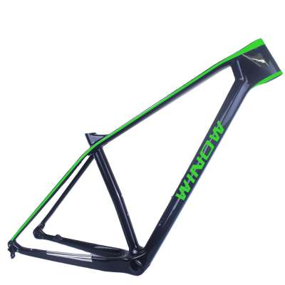 29er Carbon Mountain Bike Frame 142x12mm Thru Axle BSA MTB Bicycle Frame carbon mtb bike frameset Chinese Mtb frame